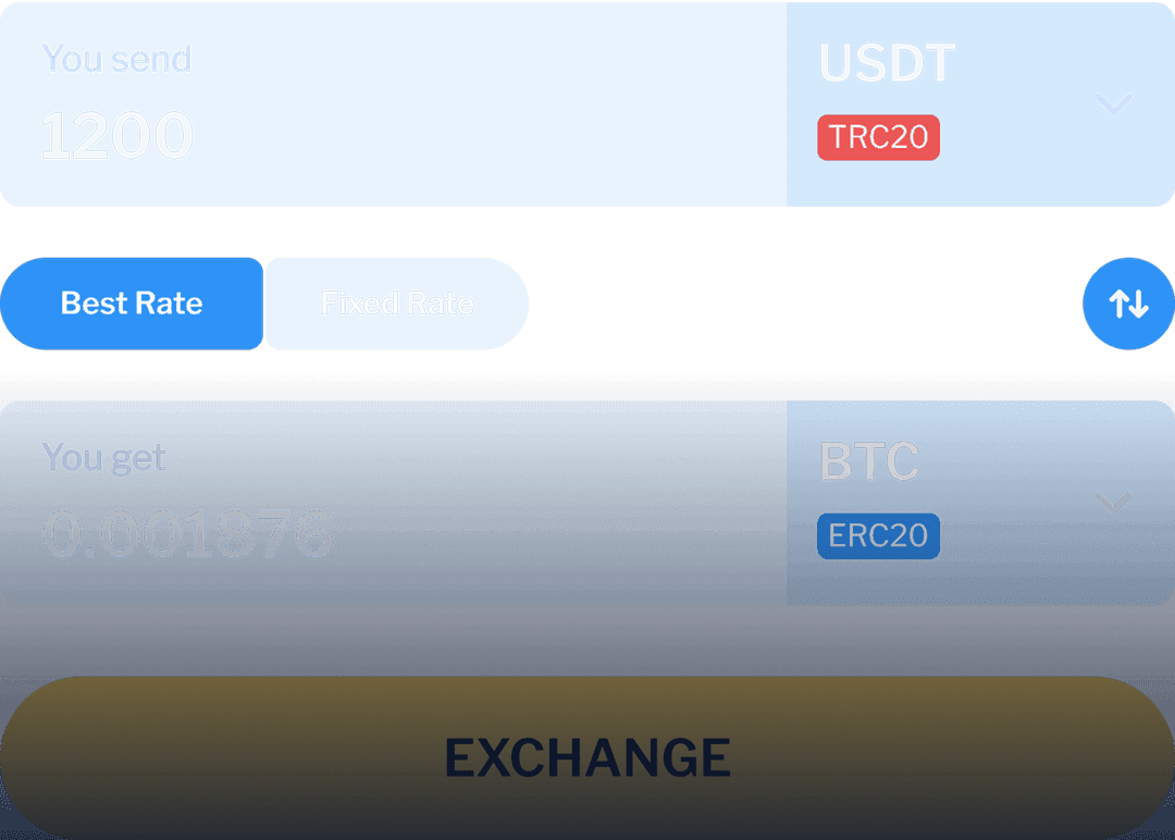 Send crypto to the shown address